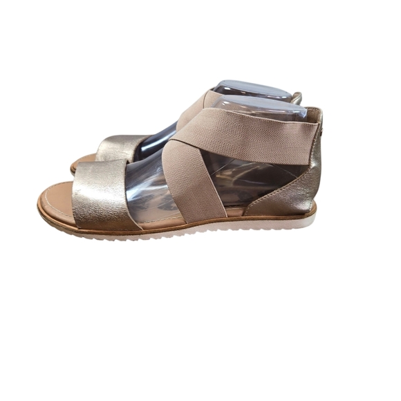 Sorel Ella II Rose Gold Cross Strap Gladiator Sandals - Picture 1 of 12